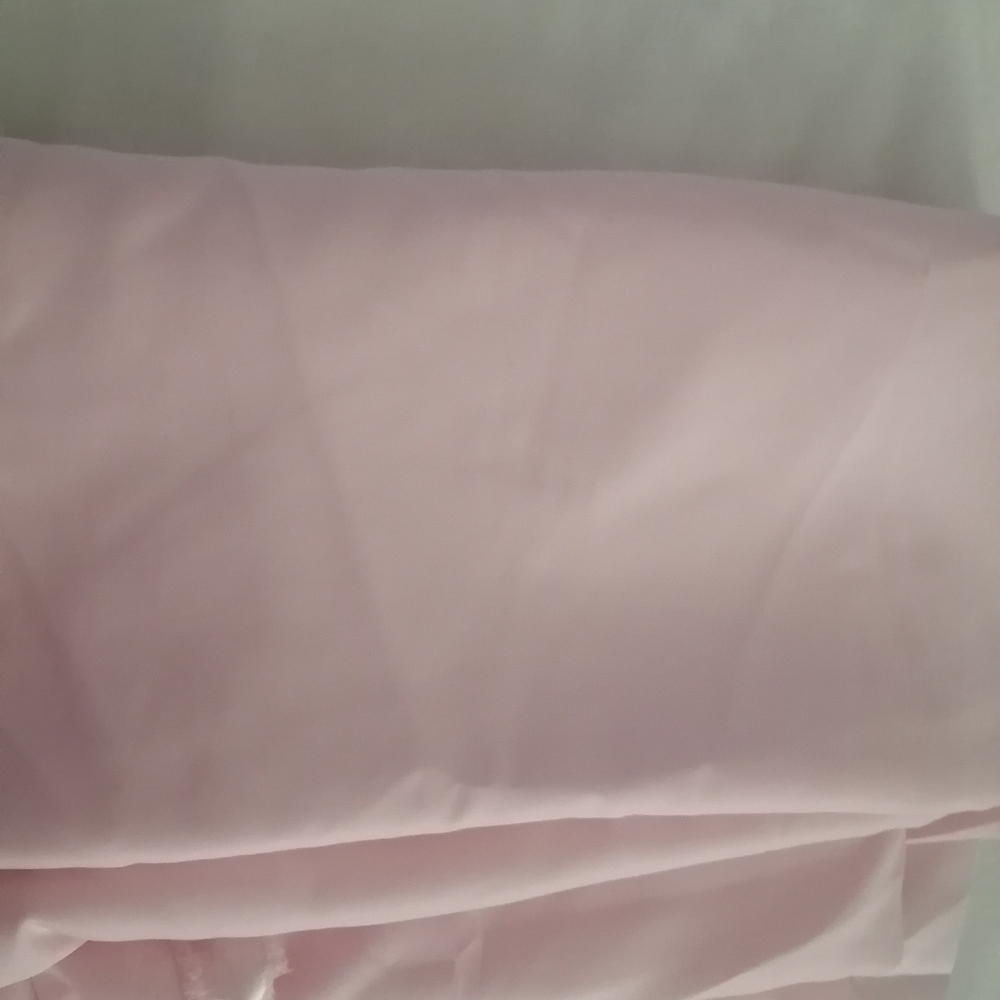 Soft Pink Satin Polyester Fabric